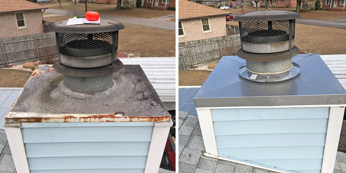 Chimney Case Cover Installation In Forest Acres, SC