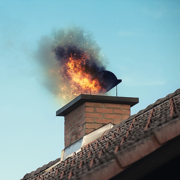 fire risk damaged chimney liner, Orangeburg SC