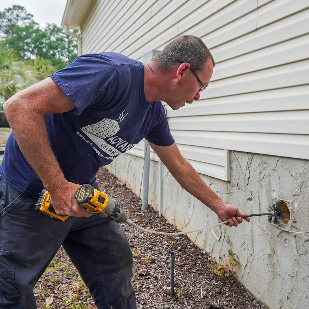 dryer vent cleaning in Dependable Chimney Sweep Services in Grovetown, Georgia