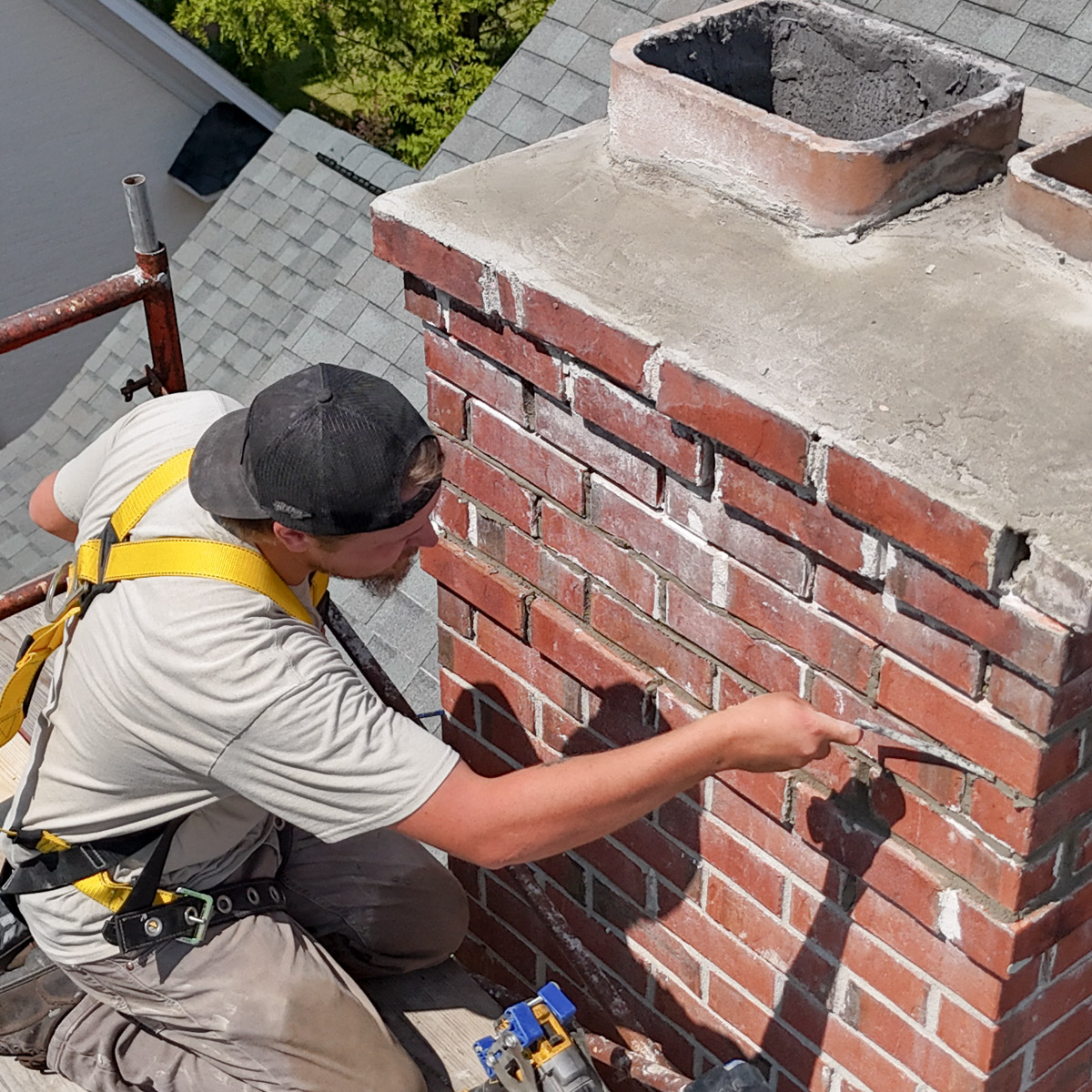 Professional chimney tuckpointing in Aiken & Greenville, SC